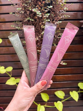 4 Incensos Grandes - Escolha os aromas