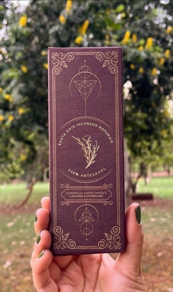 Camomila, capim santo e lavanda